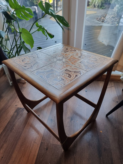 Mid Century tiled side table